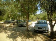 Le parking du Colorado Provençal