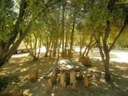 Le parking du Colorado Provençal